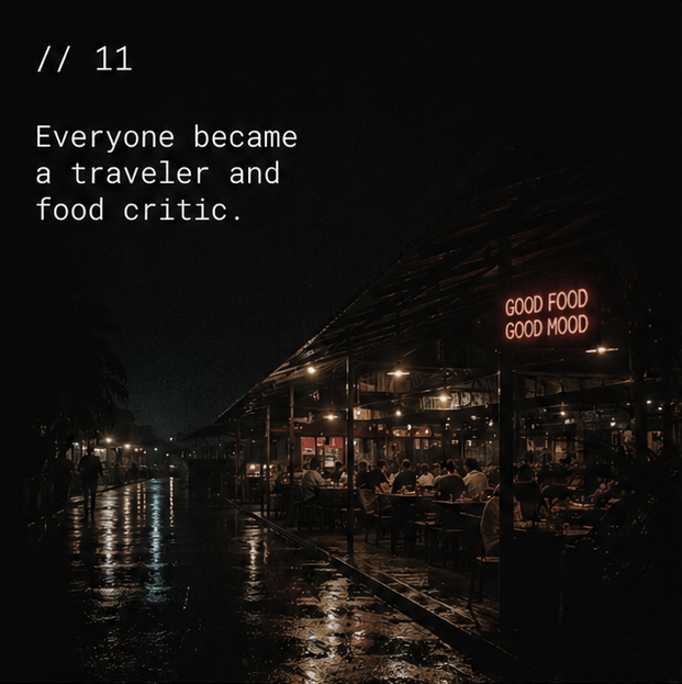 The Restaurant Becomes Disposable Content