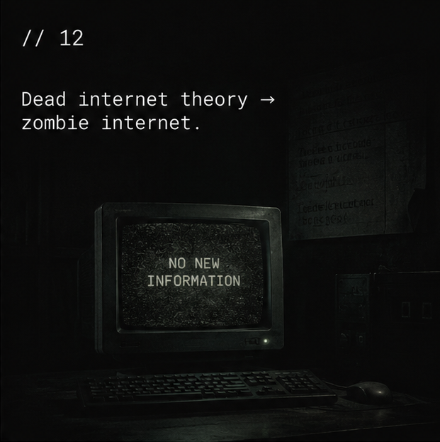 The Dead Internet Theory. AI Just Made It a Zombie.